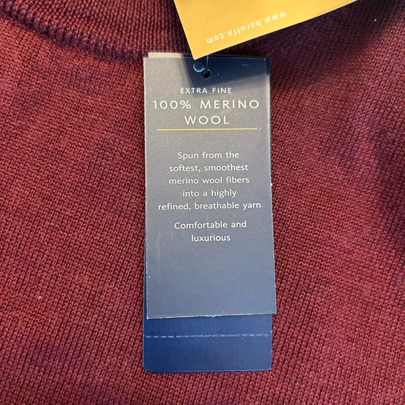 Vintage Women’s Clubroom Burgundy Italian Wool Sweater size L - Picture 4 of 5